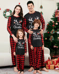 2025 Xmas Matching Family Pajamas Dear Merry Christmas Print Pjs Adult Child Sleepwear Set Baby Jumpsuit+Dog Clothes