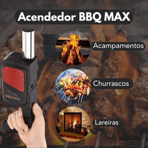 Acendedor de Churrasqueira Elétrico BBQ MAX